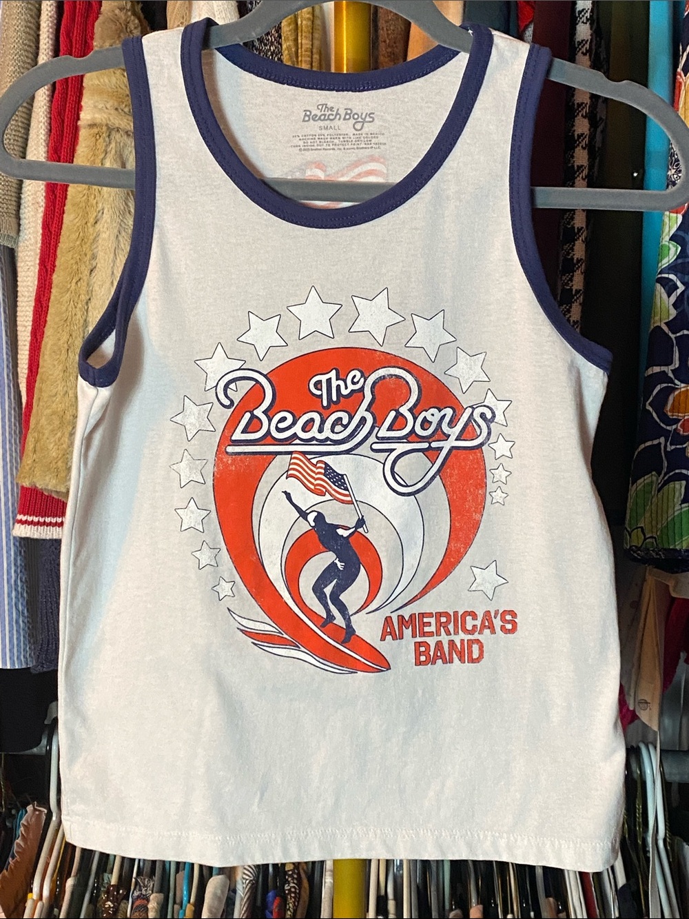Beach Boys America’s Band Graphic Tank Top
